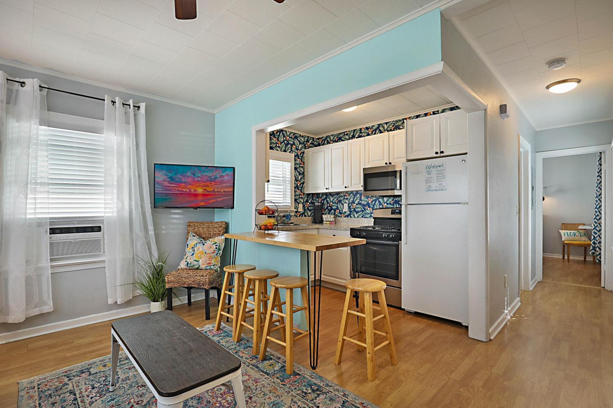Steps To Beach & Downtown! Cozy Beach Bungalow #1 沃思湖 外观 照片