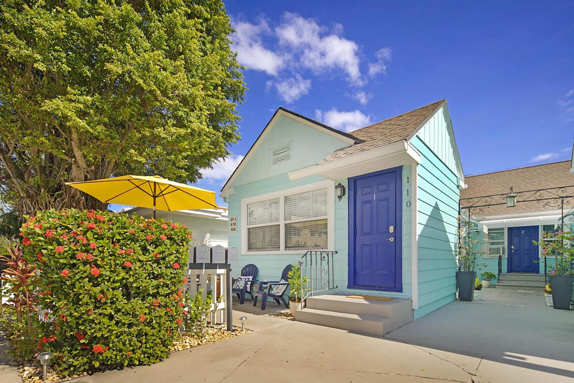 Steps To Beach & Downtown! Cozy Beach Bungalow #1 沃思湖 外观 照片